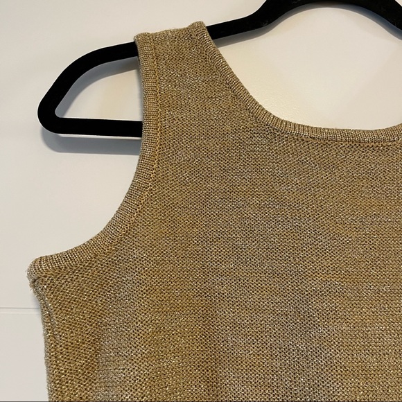 Vintage Gold Sweater Vest - Picture 8 of 14